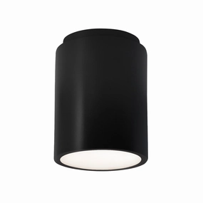 Radiance Flush-Mount Carbon - Matte Black Outdoor Ceiling Mount Lighting flash sale