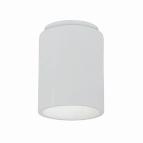 Radiance Flush-Mount Gloss White Outdoor Ceiling Mount Lighting flash sale
