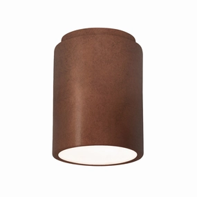 Radiance LED Flush-Mount Antique Copper Outdoor Ceiling Mount Lighting flash sale