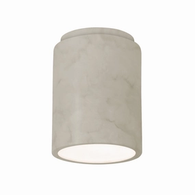 Radiance LED Flush-Mount Antique Patina Outdoor Ceiling Mount Lighting flash sale