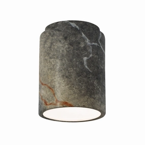 Radiance LED Flush-Mount Slate Marble Outdoor Ceiling Mount Lighting flash sale