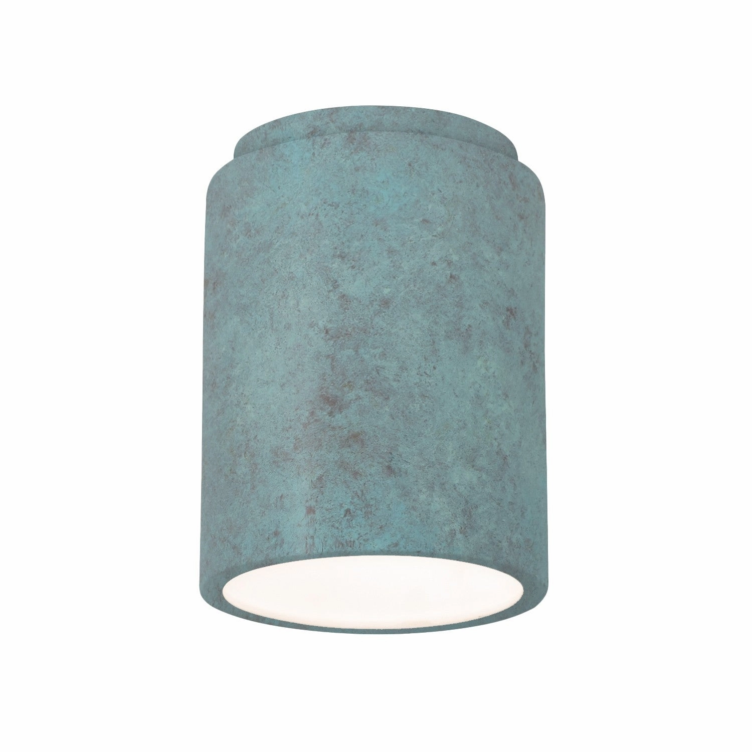 Radiance LED Flush-Mount Verde Patina Outdoor Ceiling Mount Lighting flash sale
