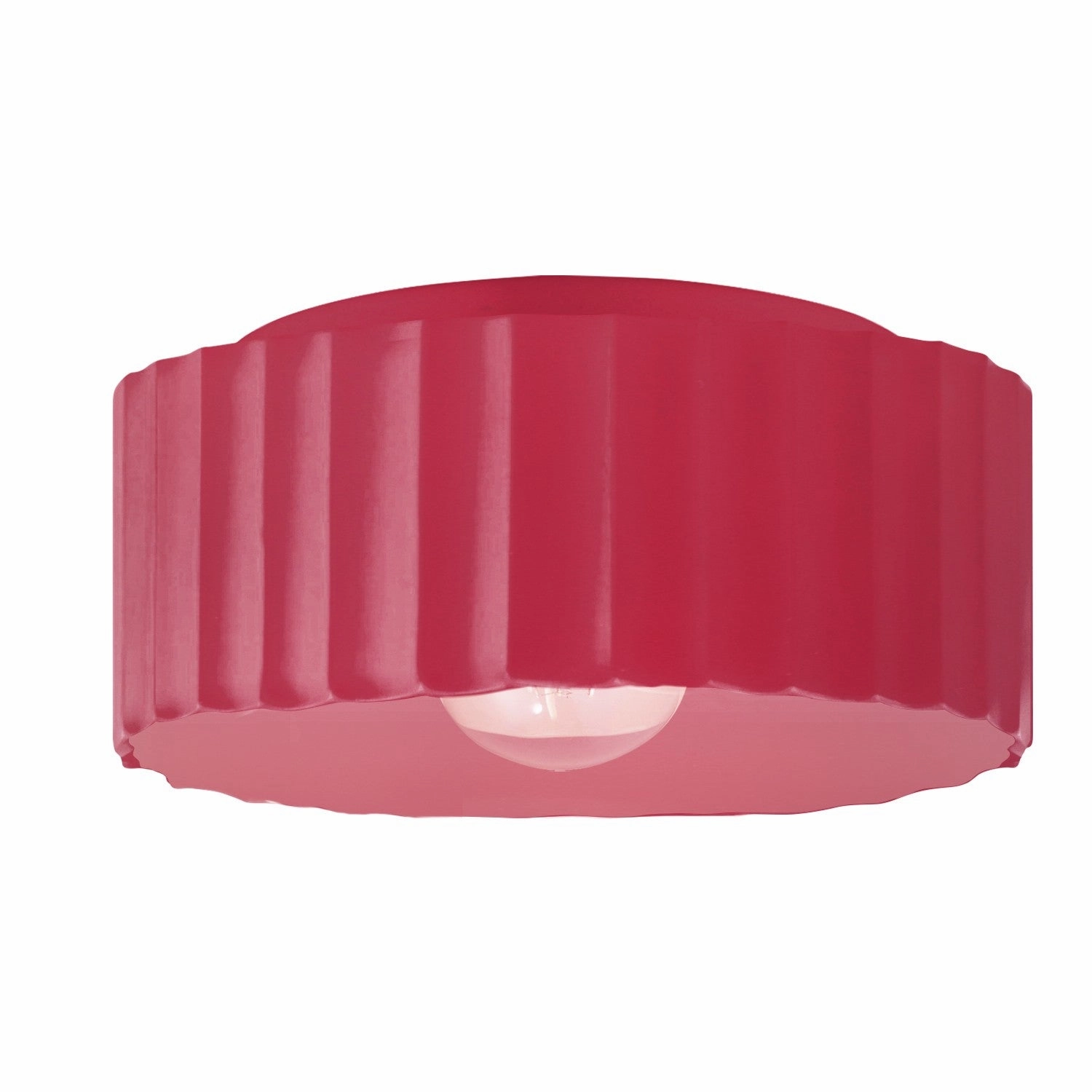 Radiance One Light Outdoor Flush Mount Cerise Outdoor Ceiling Mount Lighting flash sale