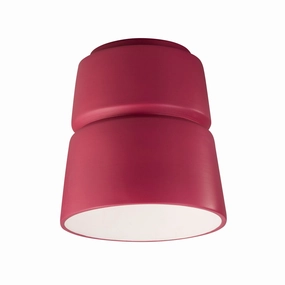 Radiance One Light Outdoor Flush-Mount Cerise Outdoor Ceiling Mount Lighting flash sale