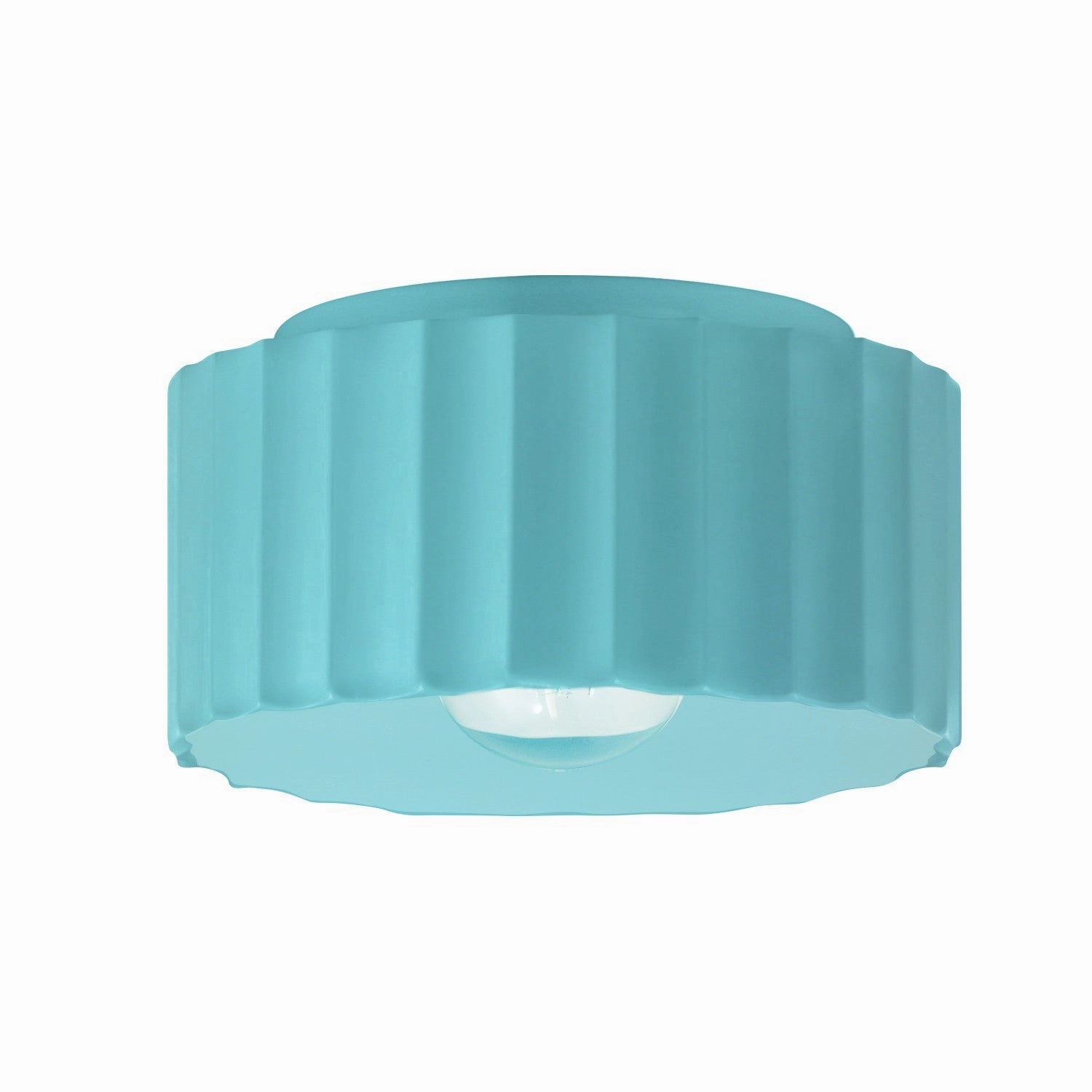 Radiance One Light Outdoor Flush Mount Reflecting Pool Outdoor Ceiling Mount Lighting flash sale