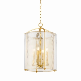 Ramsey Four Light Lantern Aged Brass Ceiling Lights Lighting outlet store