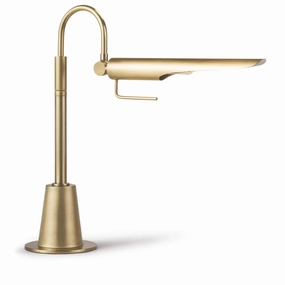 Raven One Light Table Lamp Natural Brass Desk Lamps Lighting sale online