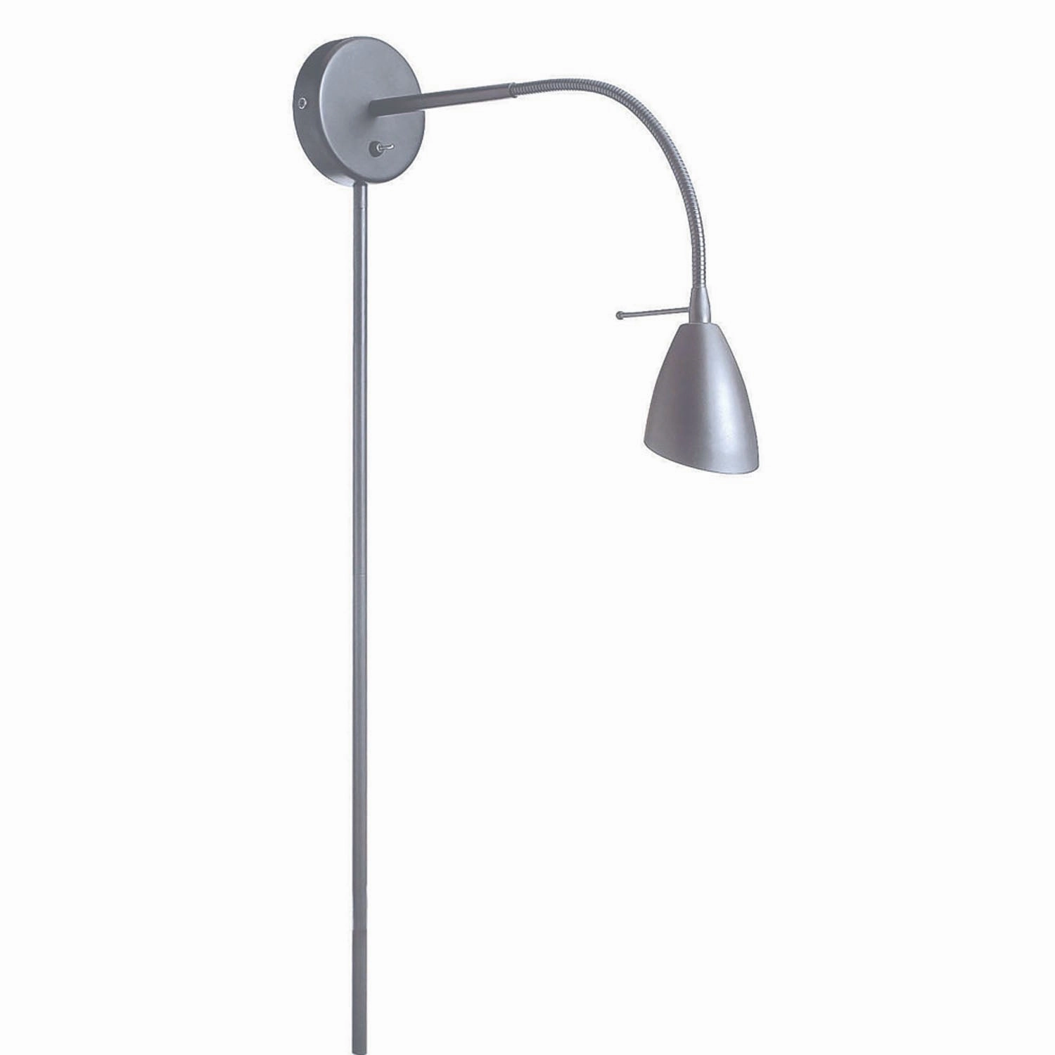 Reading Light One Light Wall Sconce Satin Chrome Best Wall Lights online store