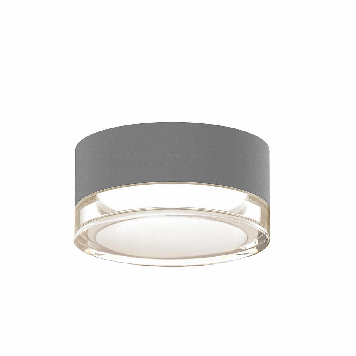 REALS LED Surface Mount Textured Gray Outdoor Ceiling Mount Lighting hot sale