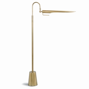 Regina Andrew 14-1017NB Modern Raven Lamp Natural Brass Buy Lamps cheap online