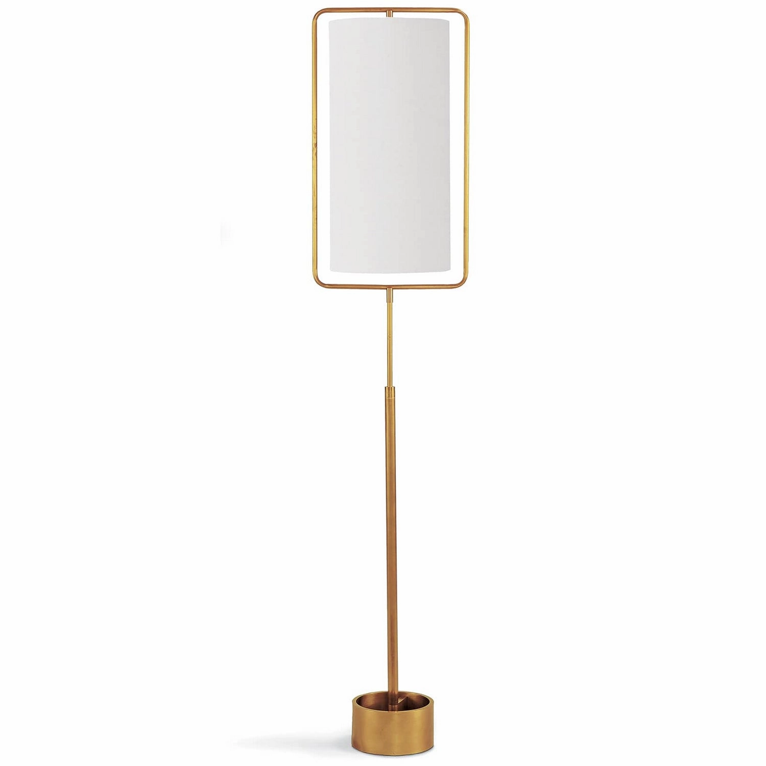 Regina Andrew 14-1019NB Modern Geo Lamp Natural Brass Buy Lamps cheap online