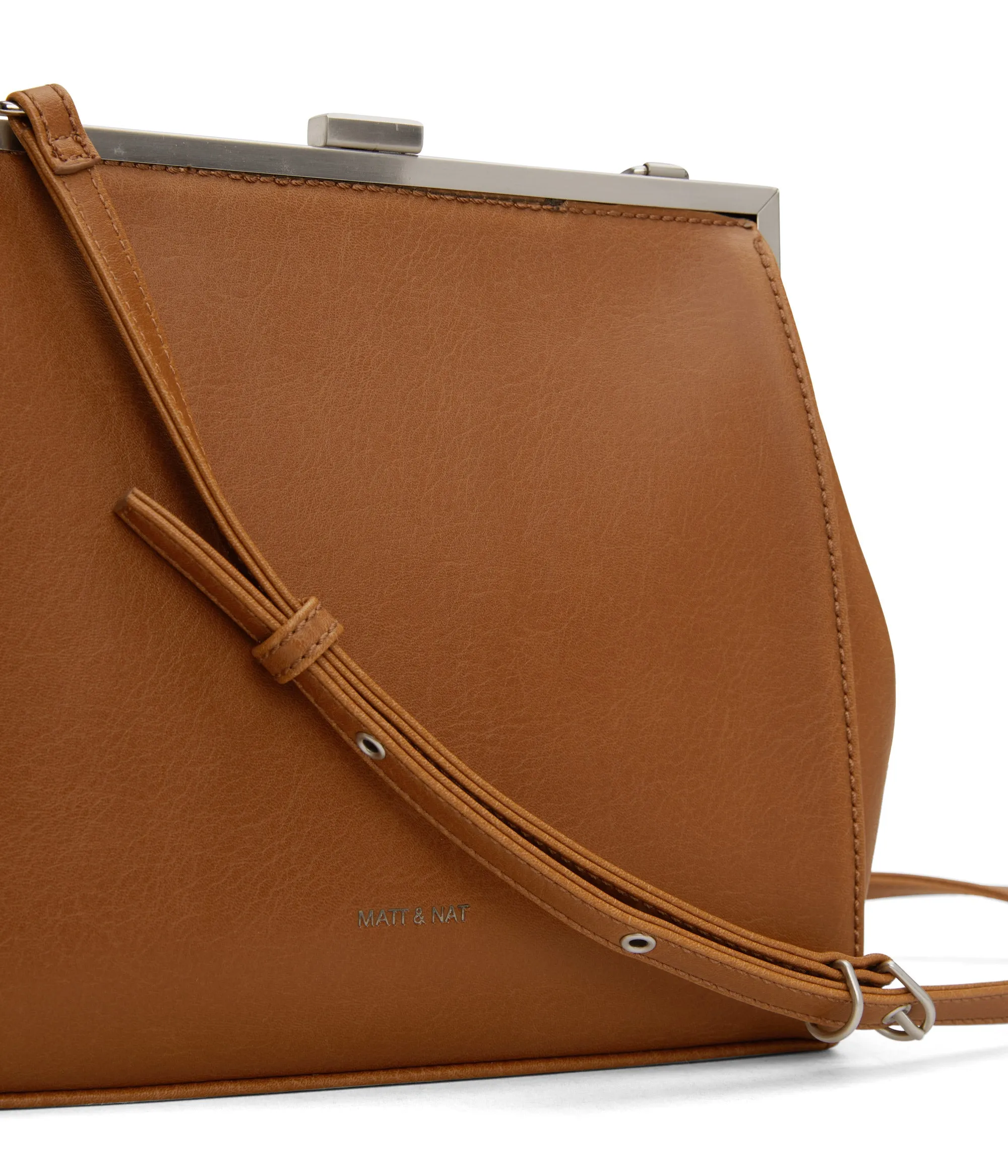 REIKA Vegan Frame Crossbody Bag - Vintage