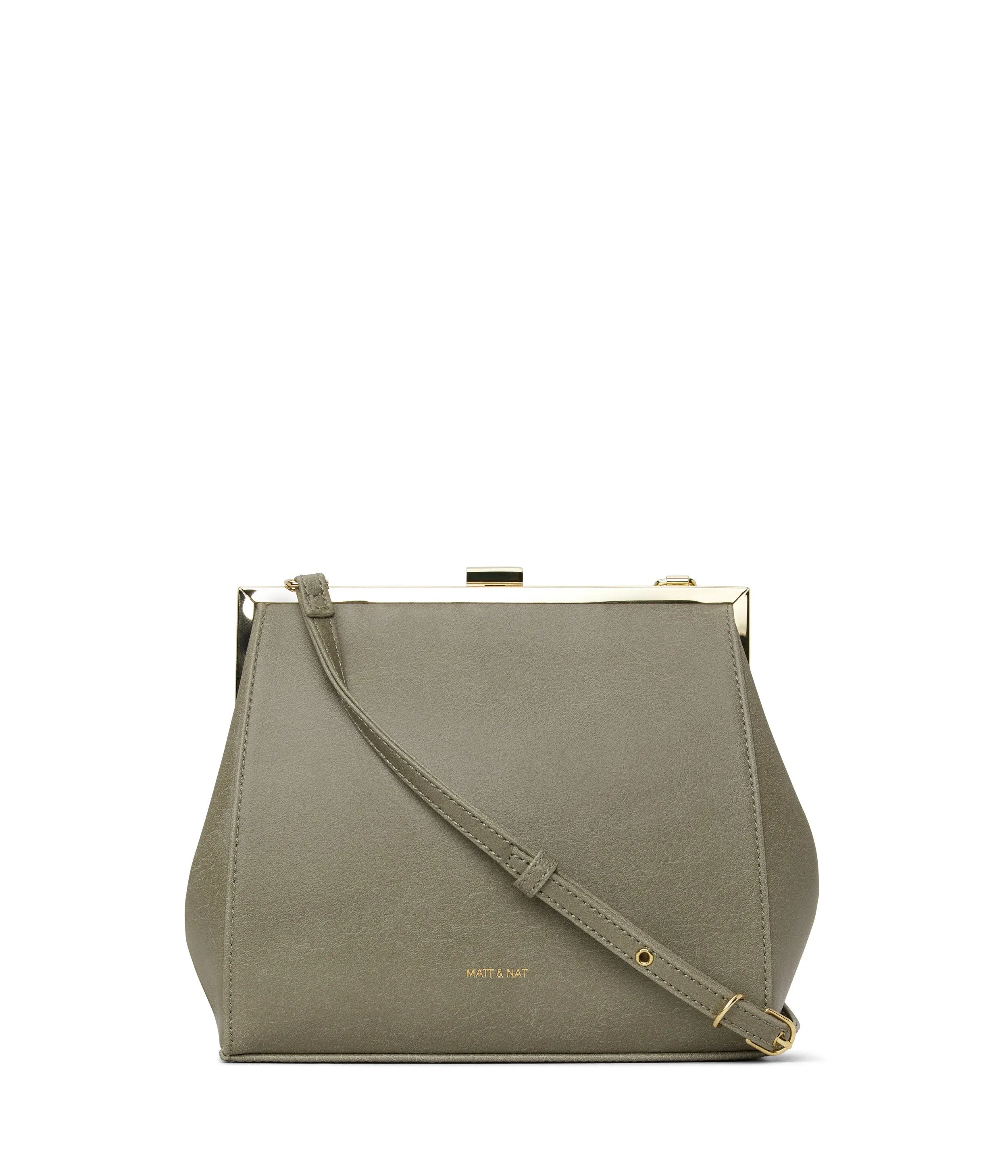 REIKA Vegan Frame Crossbody Bag - Vintage
