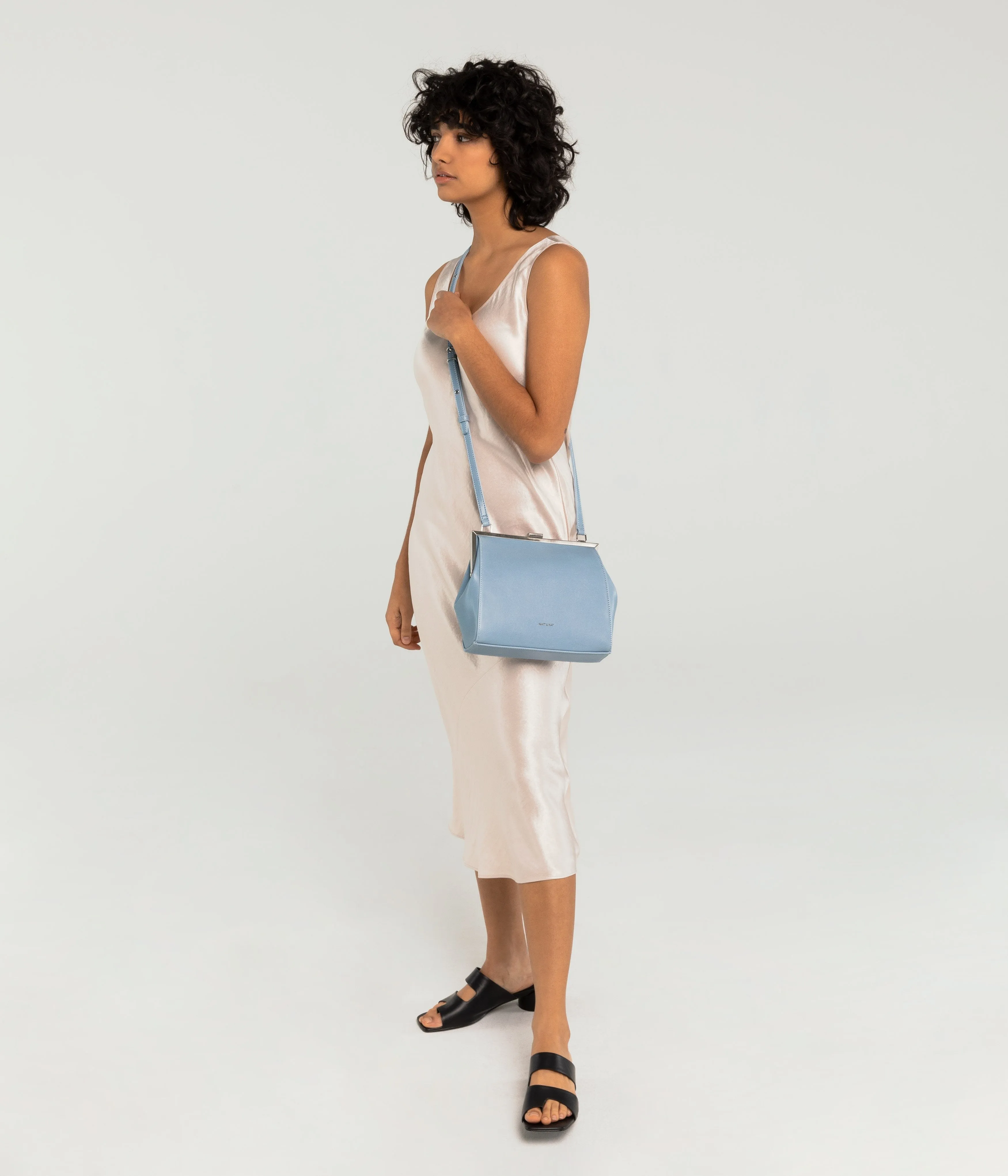 REIKA Vegan Frame Crossbody Bag - Vintage