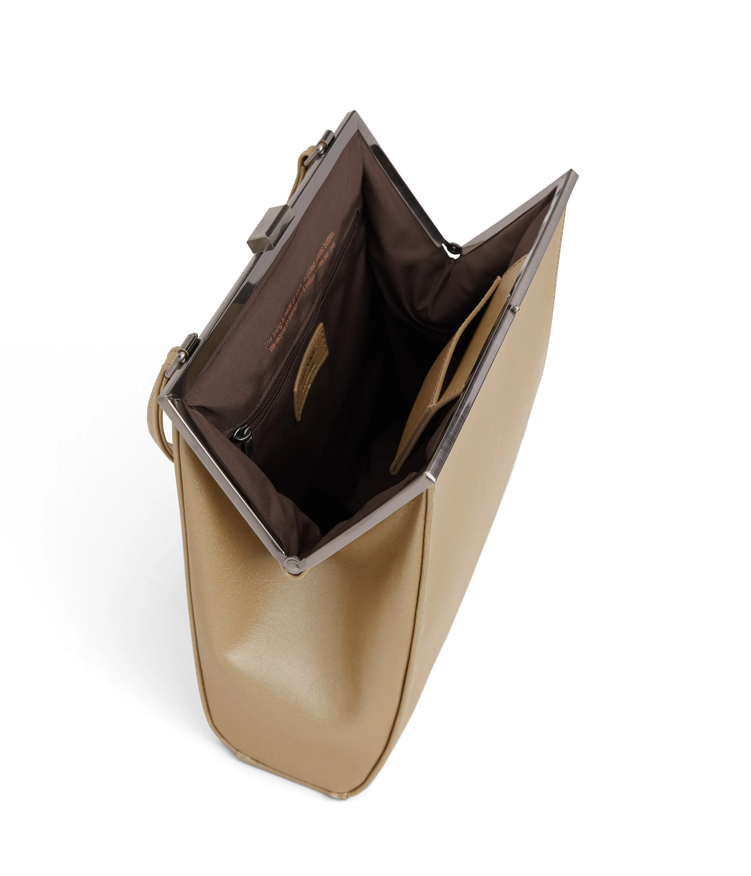 REIKA Vegan Frame Crossbody Bag - Vintage