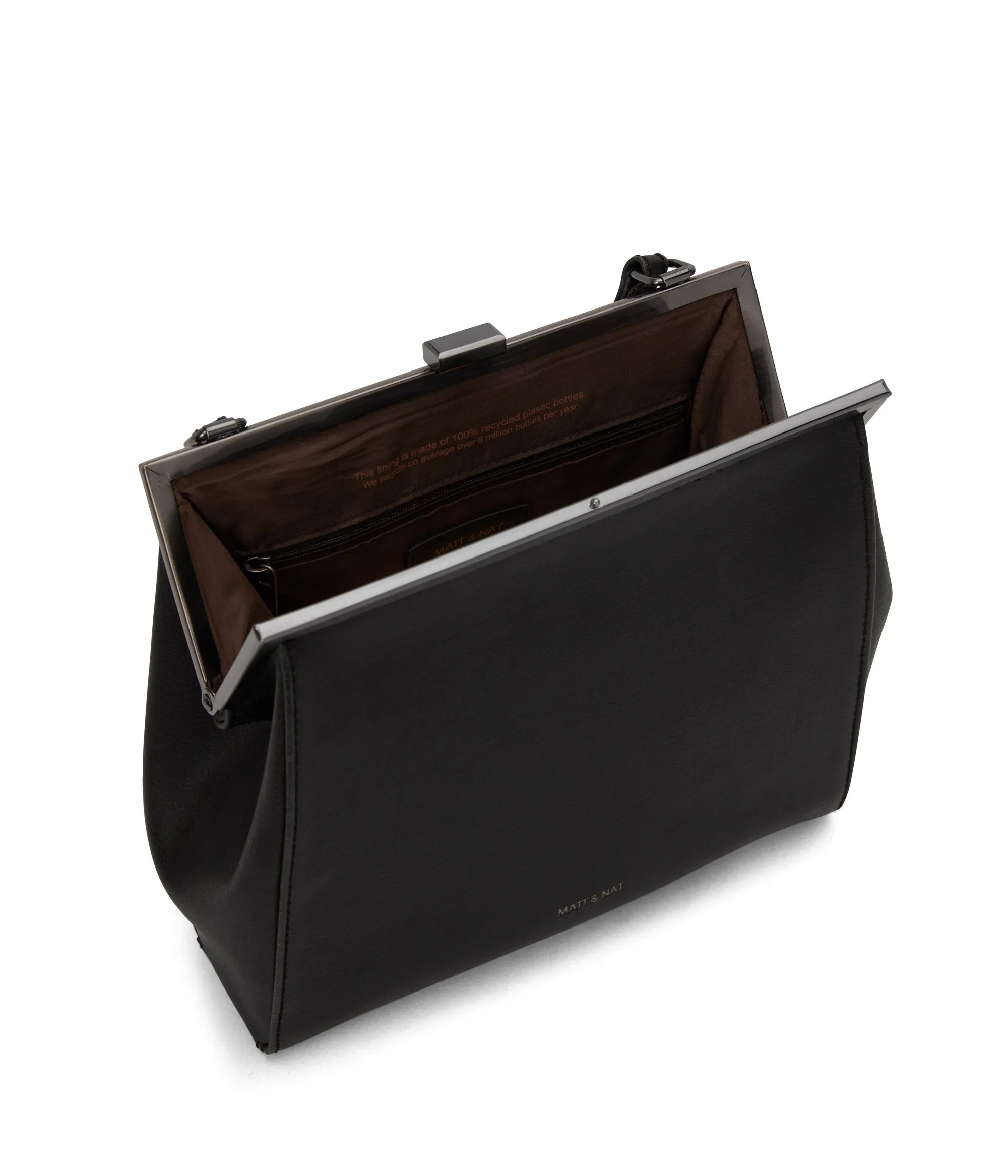 REIKA Vegan Frame Crossbody Bag - Vintage