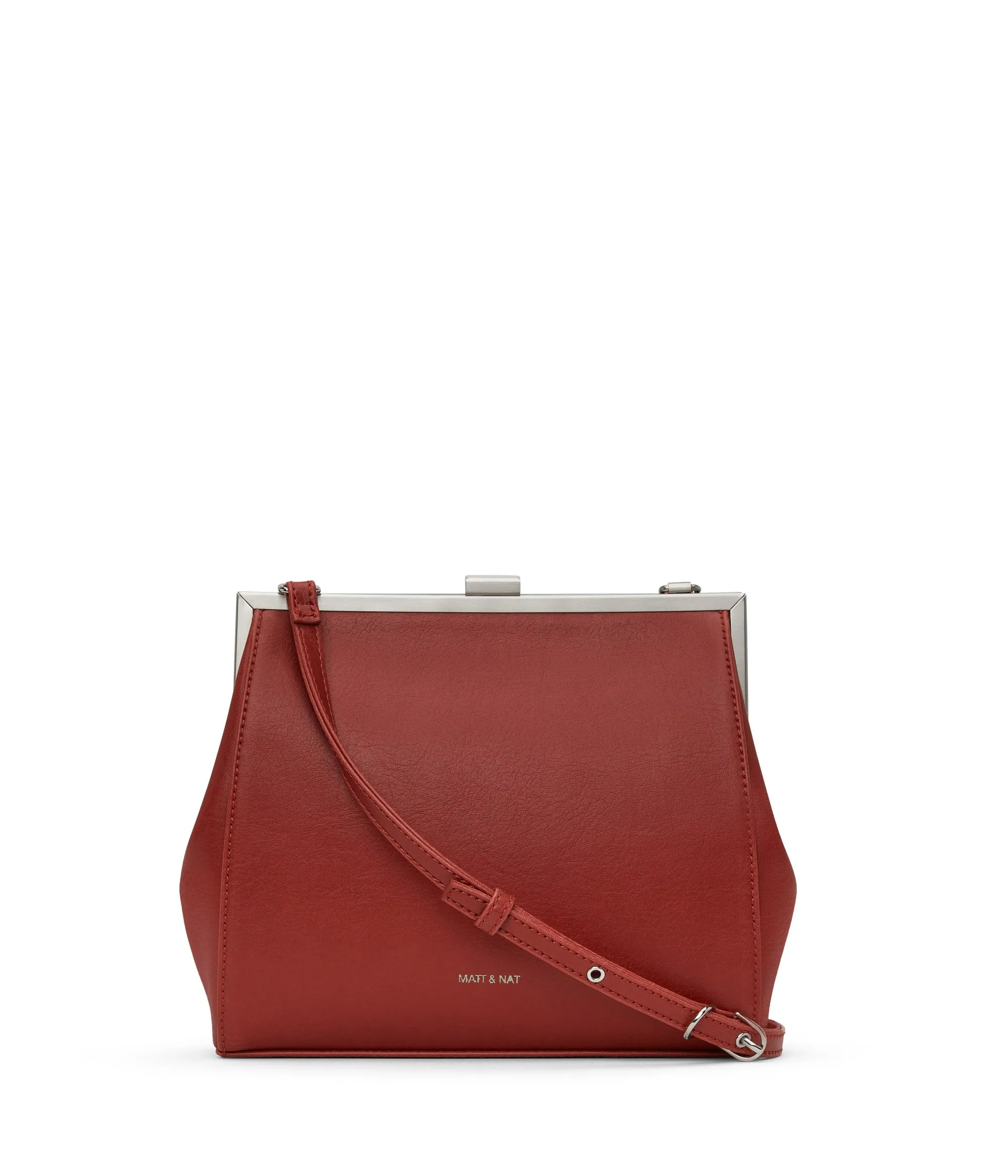 REIKA Vegan Frame Crossbody Bag - Vintage