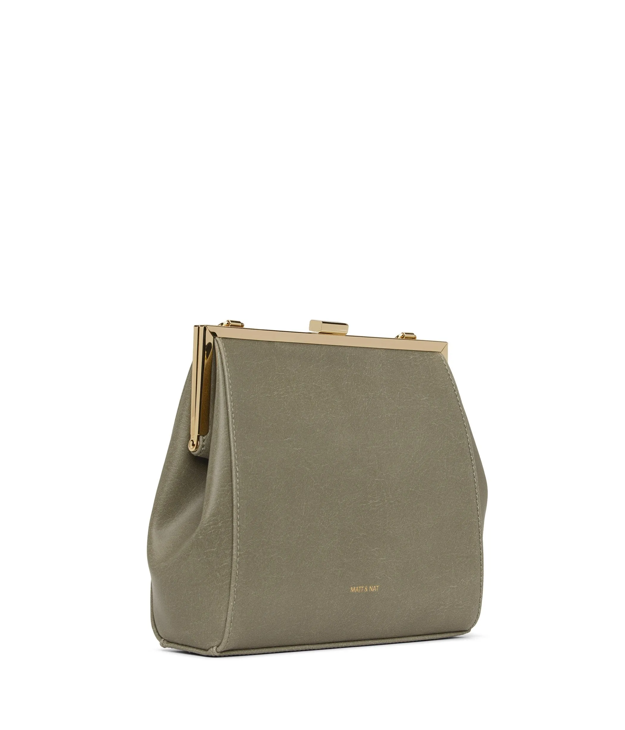 REIKA Vegan Frame Crossbody Bag - Vintage
