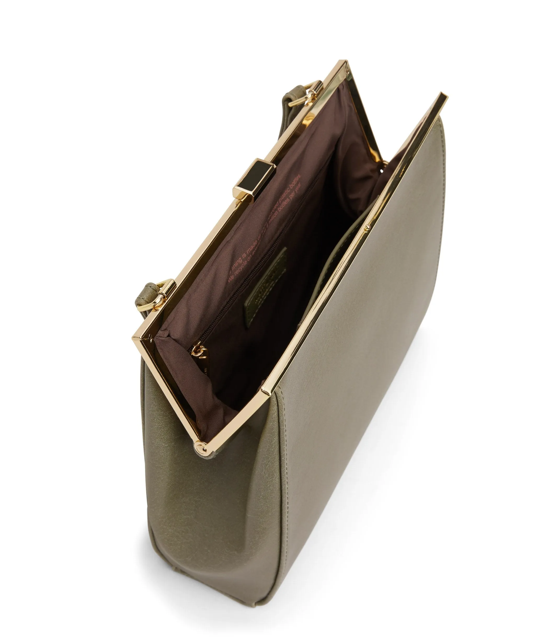 REIKA Vegan Frame Crossbody Bag - Vintage