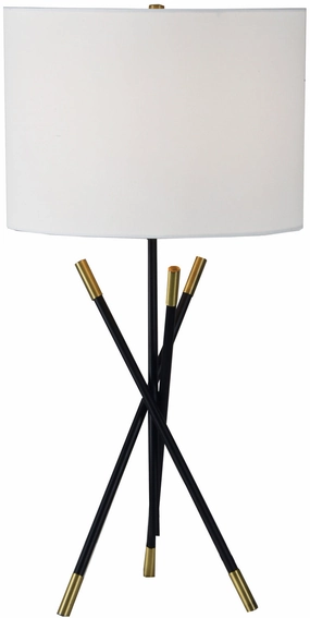 Renwil Lighting LPT891 Hudswell One Light Table Lamp Lamp Brass - Antique Sale on Modern Lamps