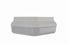 Resilience Lanterns Two Light Outdoor Flushmount Textured White Outdoor Ceiling Mount Lighting special offer