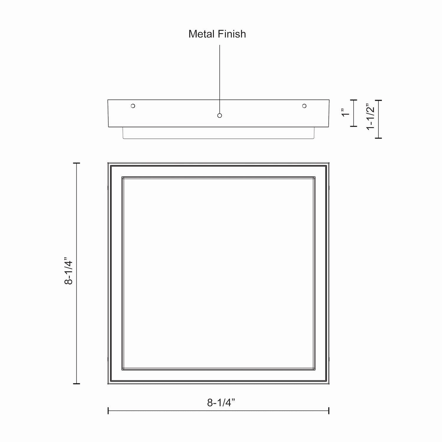 Ridge LED Flush Mount Gray Outdoor Ceiling Lights on sale
