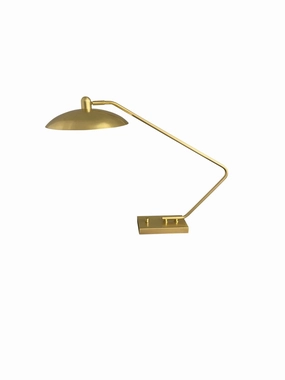 Ridgeline LED Task Lamp Natural Brass Desk Lamps Lighting sale online