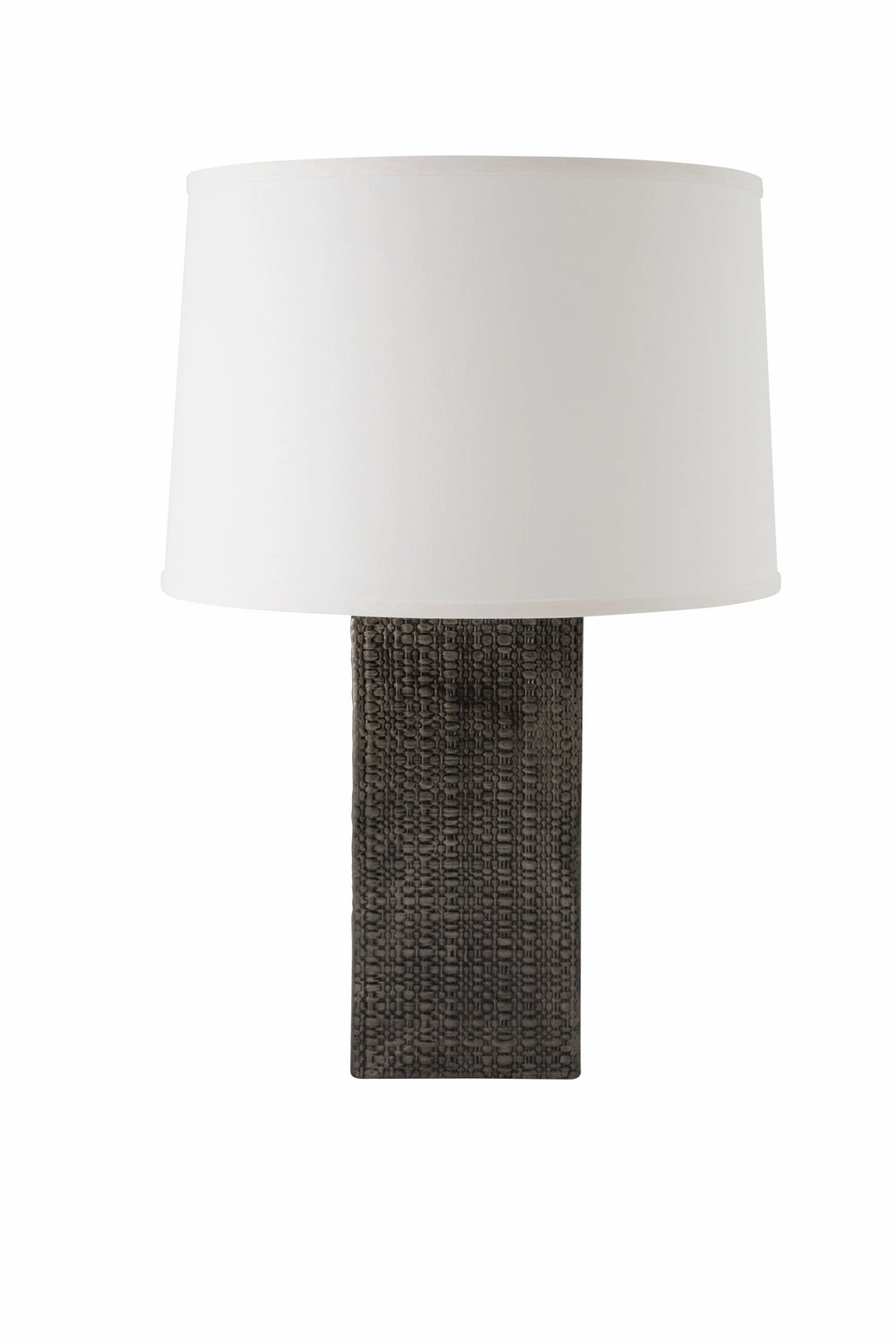 River Ceramic Lighting 511-91 Linen Textured One Light Table Lamp Lamp Gray Sale on Modern Lamps