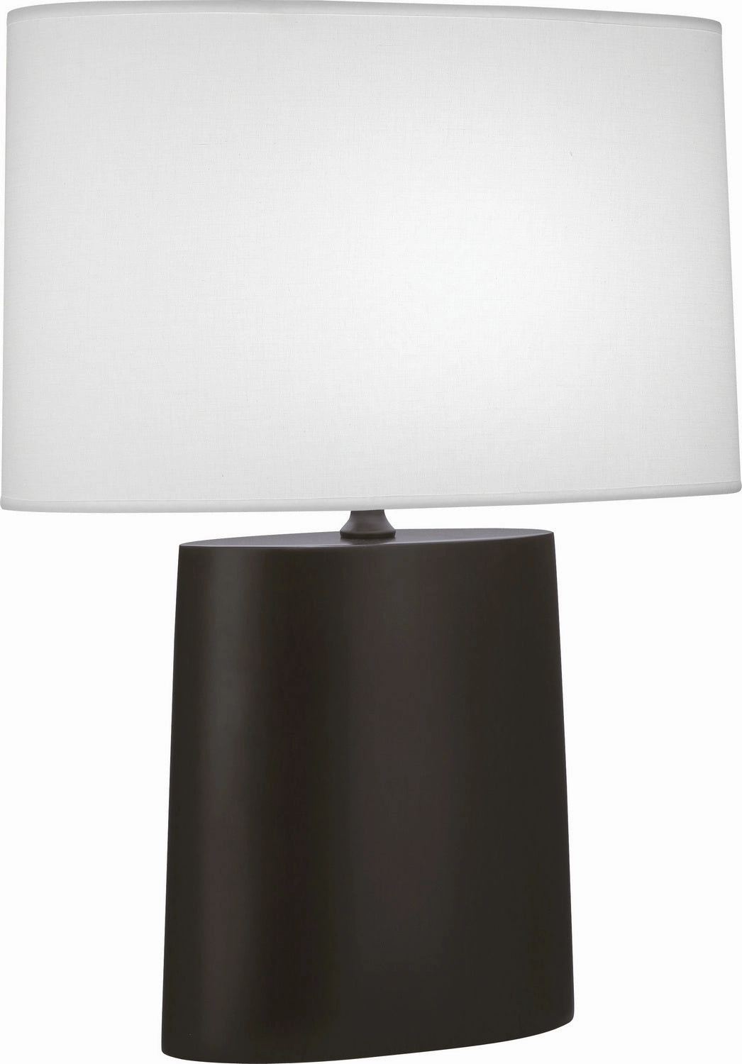 Robert Abbey Lighting MCF03 Victor Lamp Matte Coffee Glazed Sale on Modern Lamps