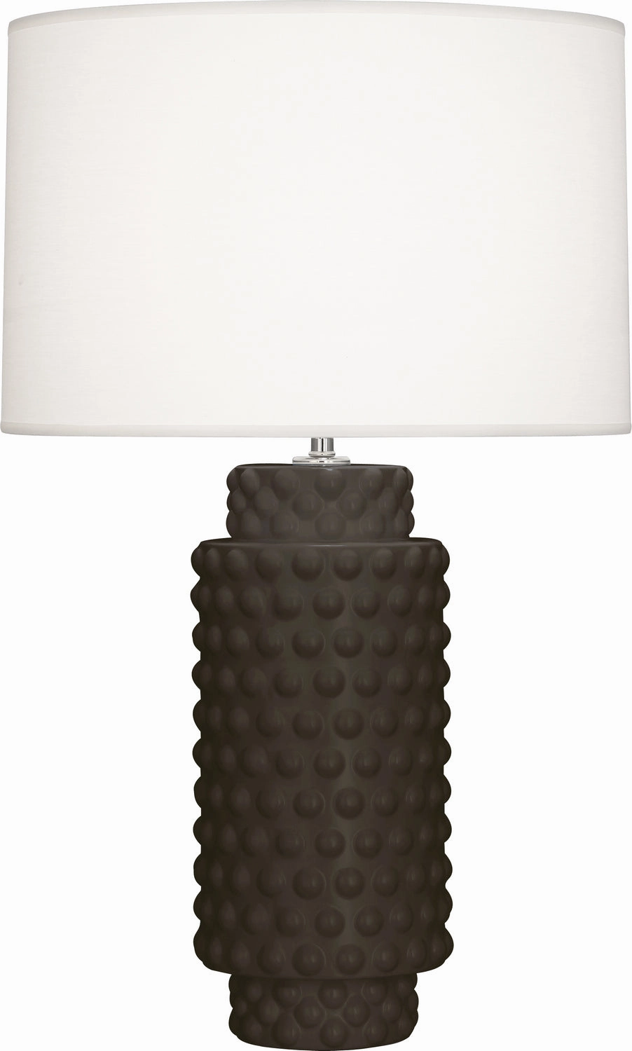 Robert Abbey Lighting MCF08 Dolly Lamp Matte Coffee Glazed Textured Sale on Modern Lamps