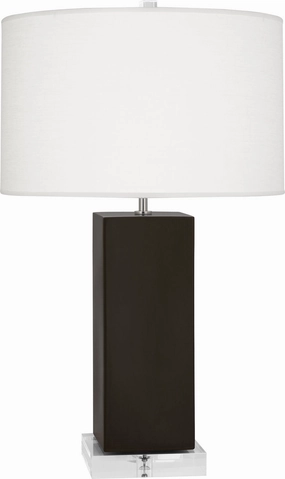 Robert Abbey Lighting MCF95 Harvey Lamp Matte Coffee Glazed Sale on Modern Lamps