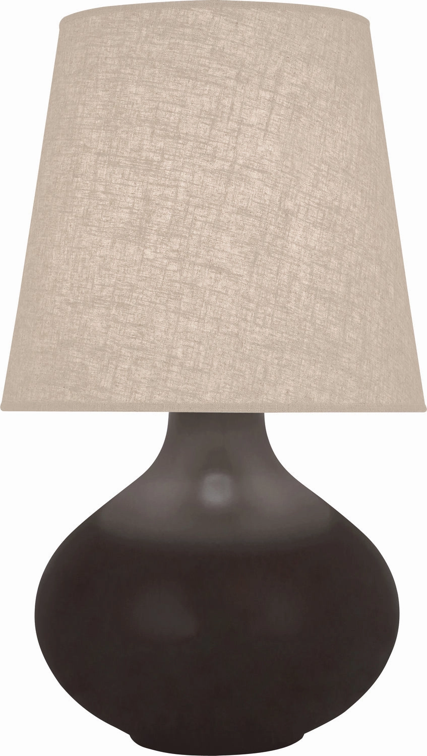 Robert Abbey Lighting MCF98 June Lamp Mate Coffee Glazed Sale on Modern Lamps