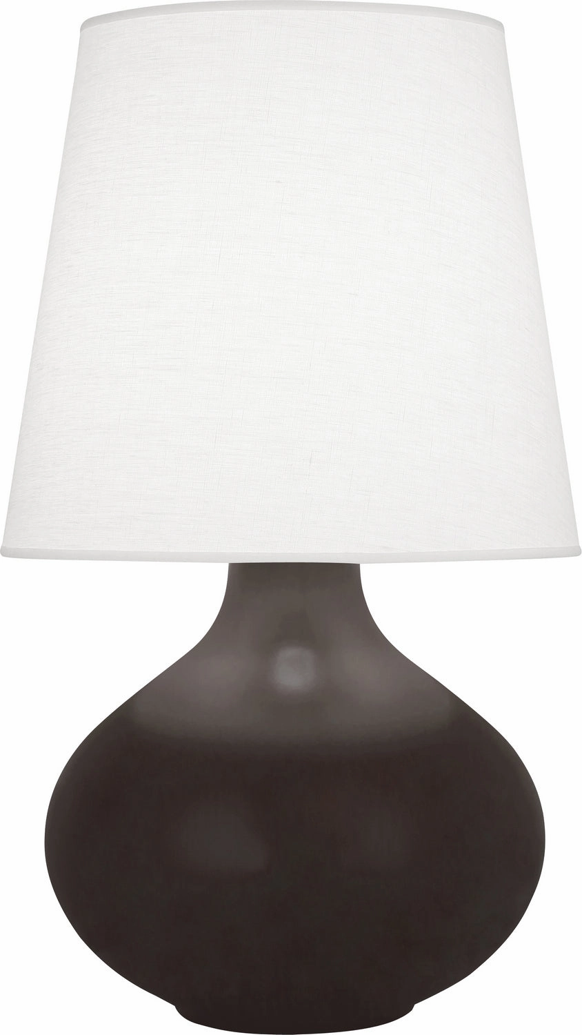 Robert Abbey Lighting MCF99 June Lamp Matte Coffee Glazed Sale on Modern Lamps