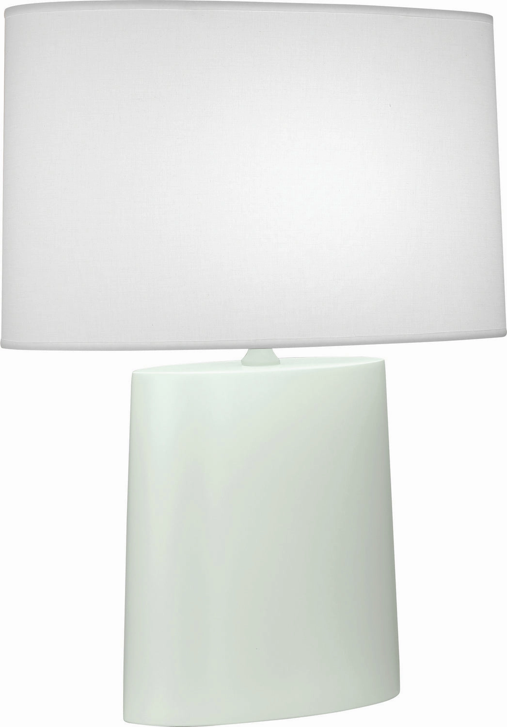 Robert Abbey Lighting MCL03 Victor Lamp Matte Celadon Glazed Sale on Modern Lamps
