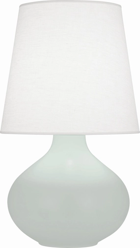 Robert Abbey Lighting MCL99 June Lamp Matte Celadon Glazed Sale on Modern Lamps