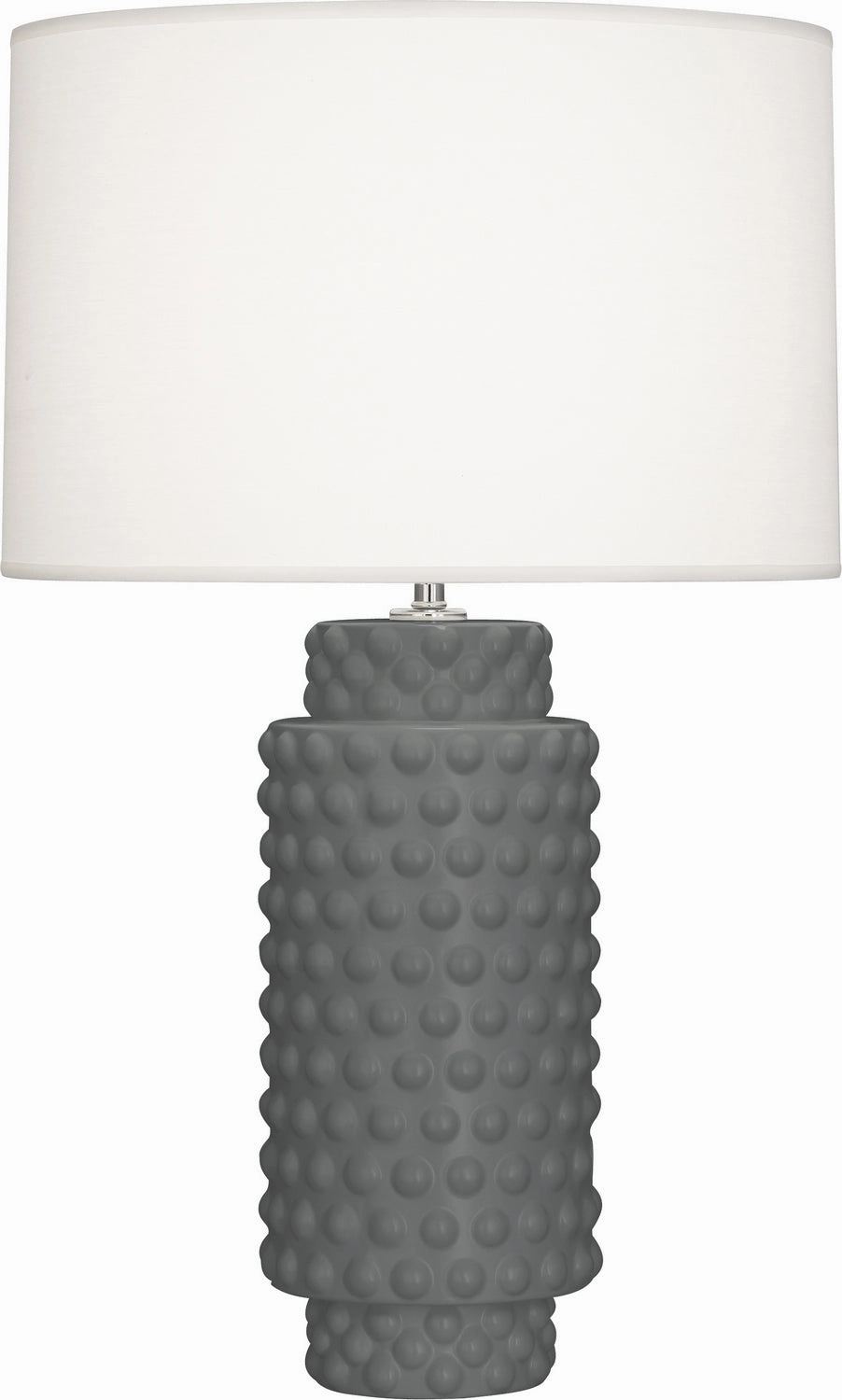 Robert Abbey Lighting MCR08 Dolly Lamp Matte Ash Glazed Textured Sale on Modern Lamps