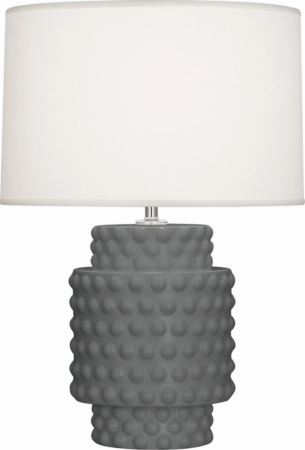 Robert Abbey Lighting MCR09 Dolly Lamp Matte Ash Glazed Textured Sale on Modern Lamps