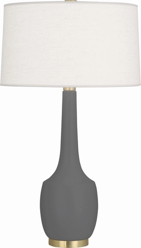 Robert Abbey Lighting MCR70 Delilah Lamp Matte Ash Glazed Sale on Modern Lamps