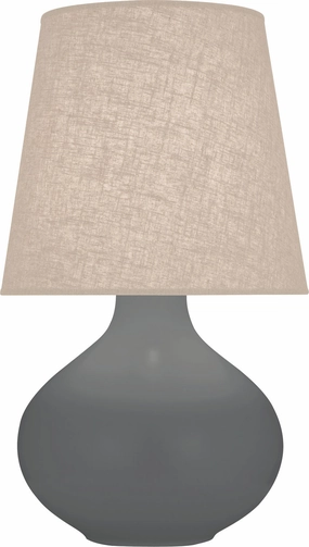 Robert Abbey Lighting MCR98 June Lamp Matte Ash Glazed Sale on Modern Lamps