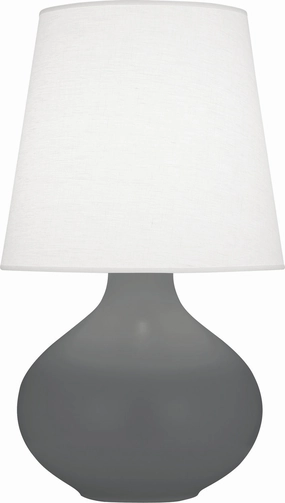 Robert Abbey Lighting MCR99 June Lamp Matte Ash Glazed Sale on Modern Lamps