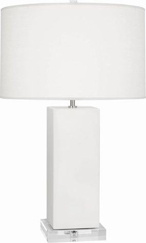 Robert Abbey Lighting MLY95 Harvey Lamp Matte Lily Glazed Sale on Modern Lamps