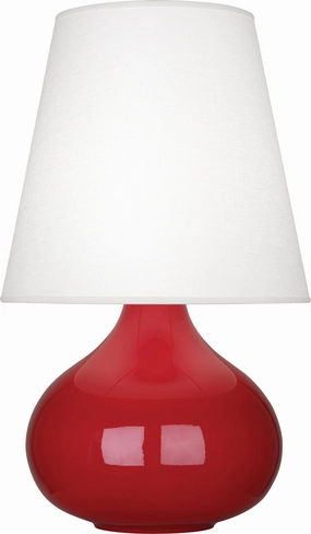 Robert Abbey Lighting RR93 June Lamp Ruby Red Glazed Sale on Modern Lamps