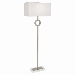 Robert Abbey Lighting S406 Oculus Lamp Antique Silver W/ White Marble Base Buy Lamps cheap online