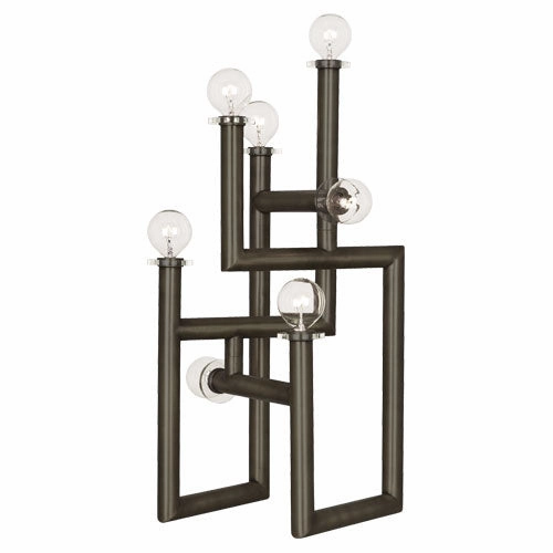 Robert Abbey Lighting Z902 Jonathan Adler Milano Lamp Deep Patina Bronze Sale on Modern Lamps