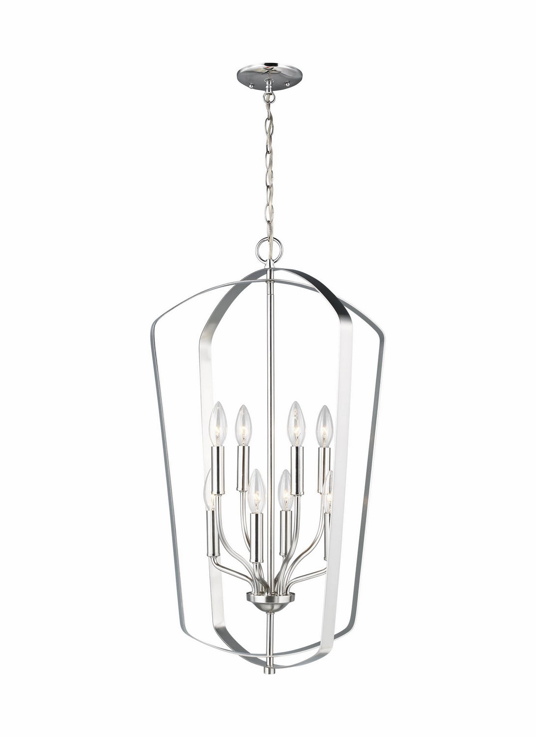 Romee Eight Light Hall / Foyer Brushed Nickel Ceiling Lights Lighting free shipping
