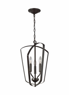 Romee Three Light Hall / Foyer Bronze Ceiling Lights Lighting free shipping