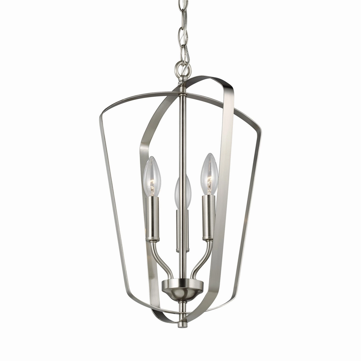Romee Three Light Hall / Foyer Pendant Brushed Nickel Energy-saving Ceiling Lights store