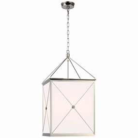 Rossi LED Lantern Polished Nickel Ceiling Lights Lighting free shipping