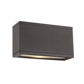 Rubix LED Wall Light Bronze Outdoor Ceiling Mount Lighting clearance
