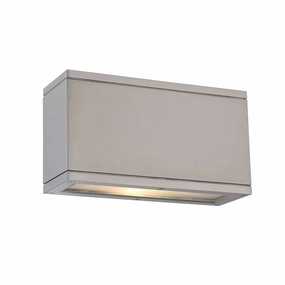 Rubix LED Wall Light Brushed Aluminum Outdoor Ceiling Mount Lighting clearance